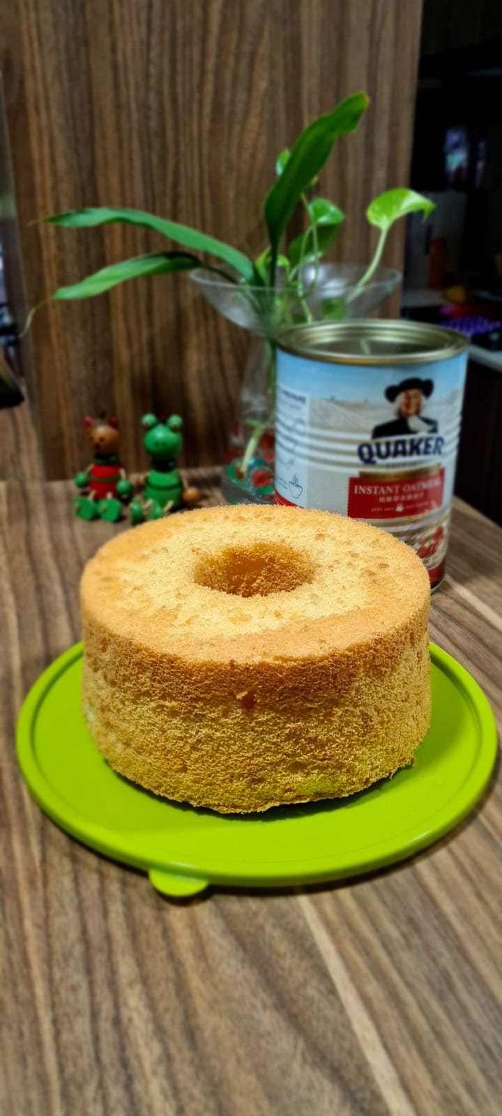 Quaker instant Oatmeal chiffon cake