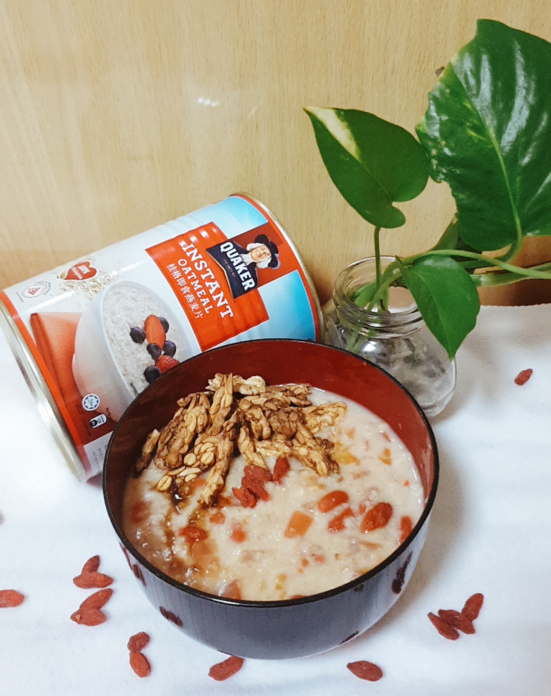 Double Happiness Tempeh Oats Porridge (vegan)