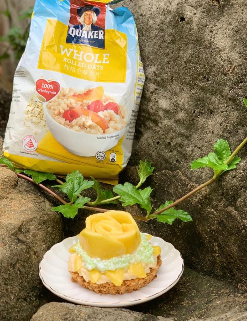 Mango Sticky Oat-Pie