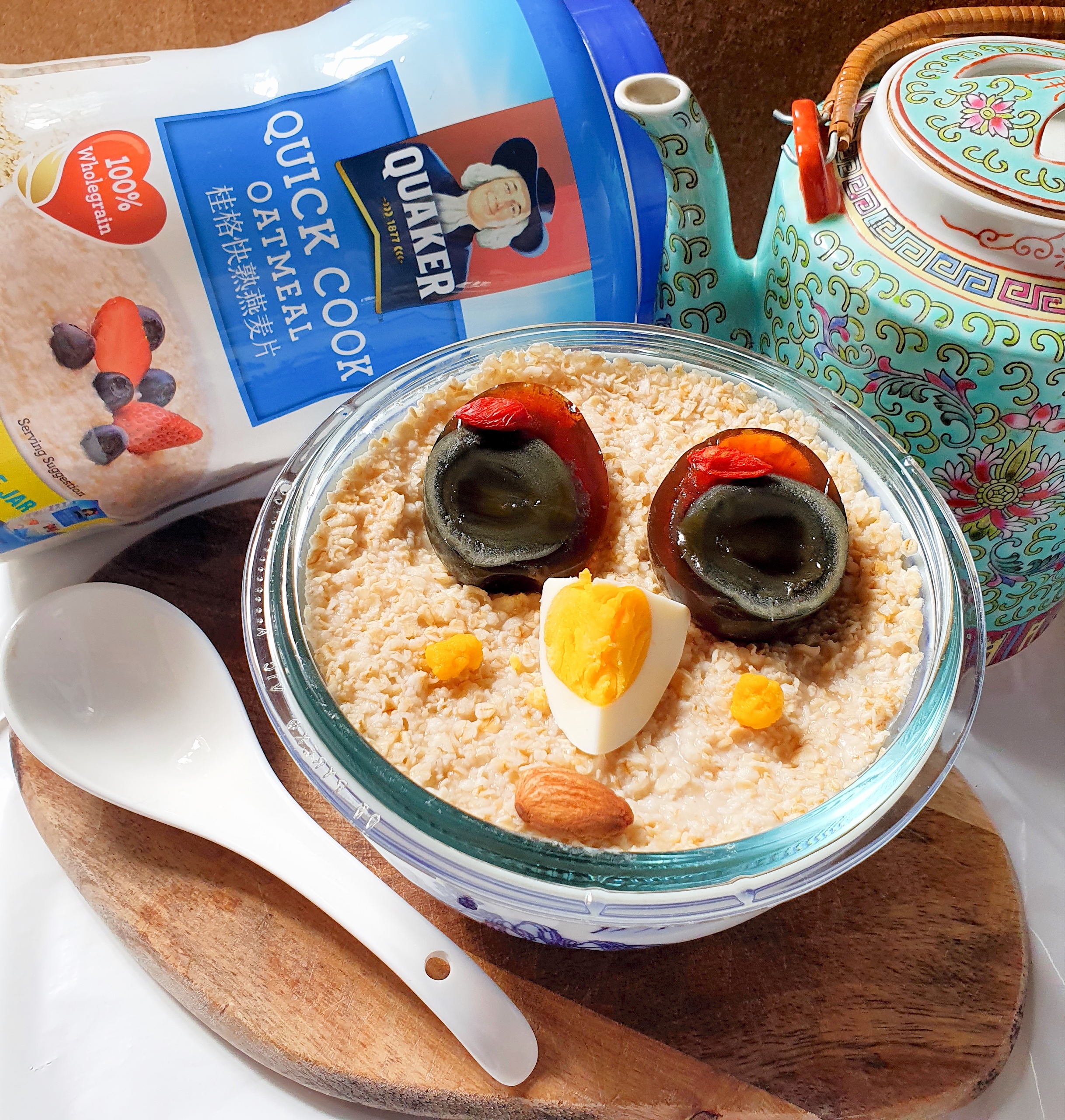 Eggs Oat Congee