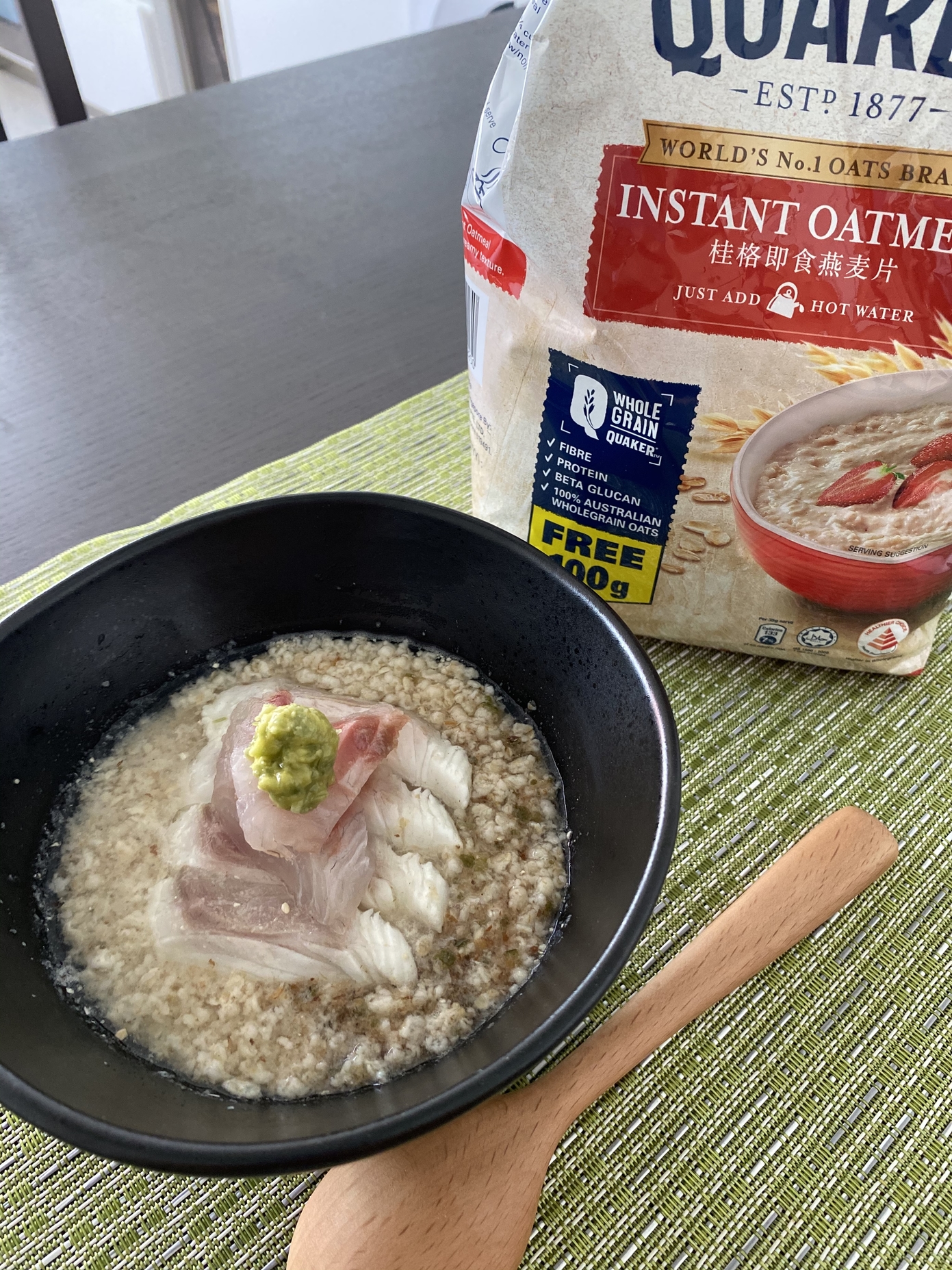 Oatmeal Dashi Tea rice - porridge