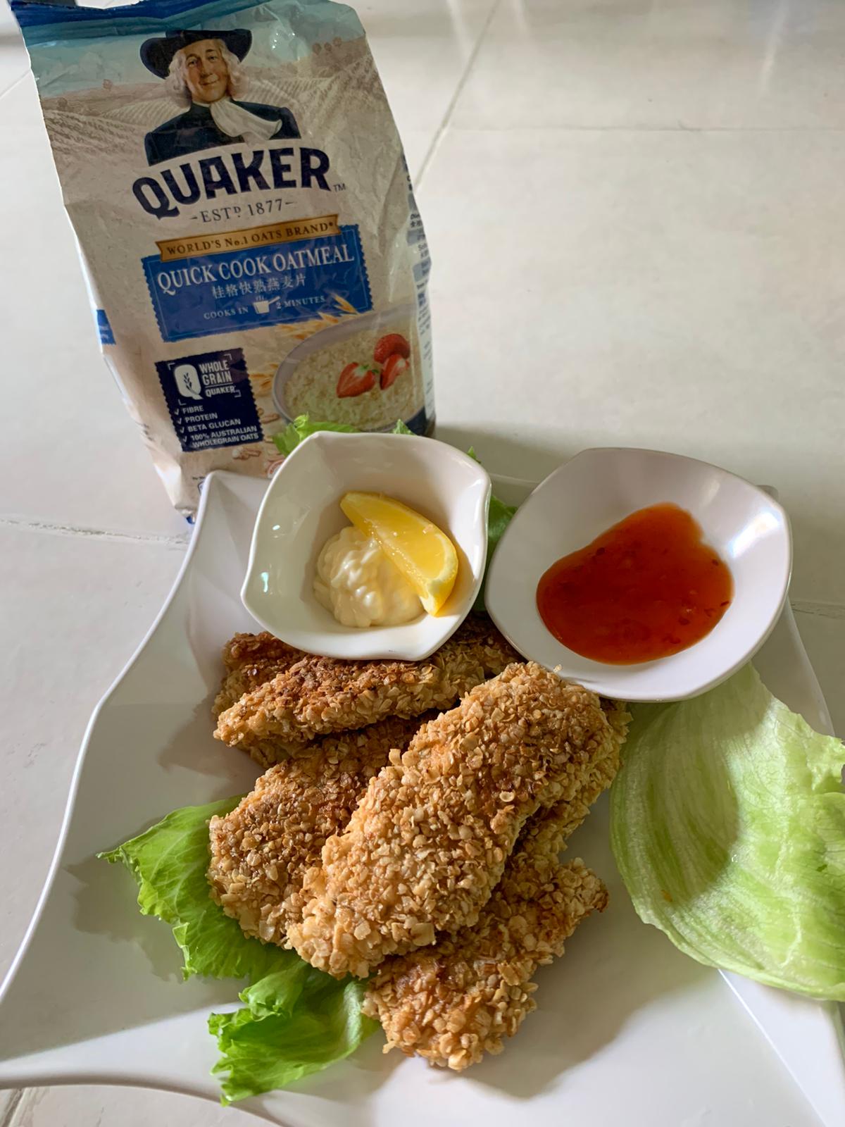 Crispy Pan Fried Oat Chicken Tenders