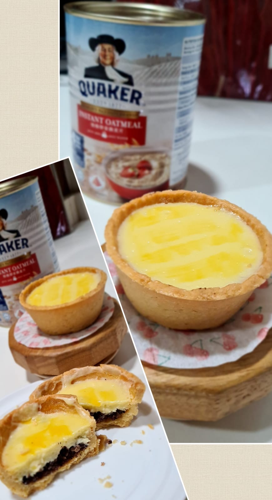 Quaker Instant Oatmeal Cheese Tart