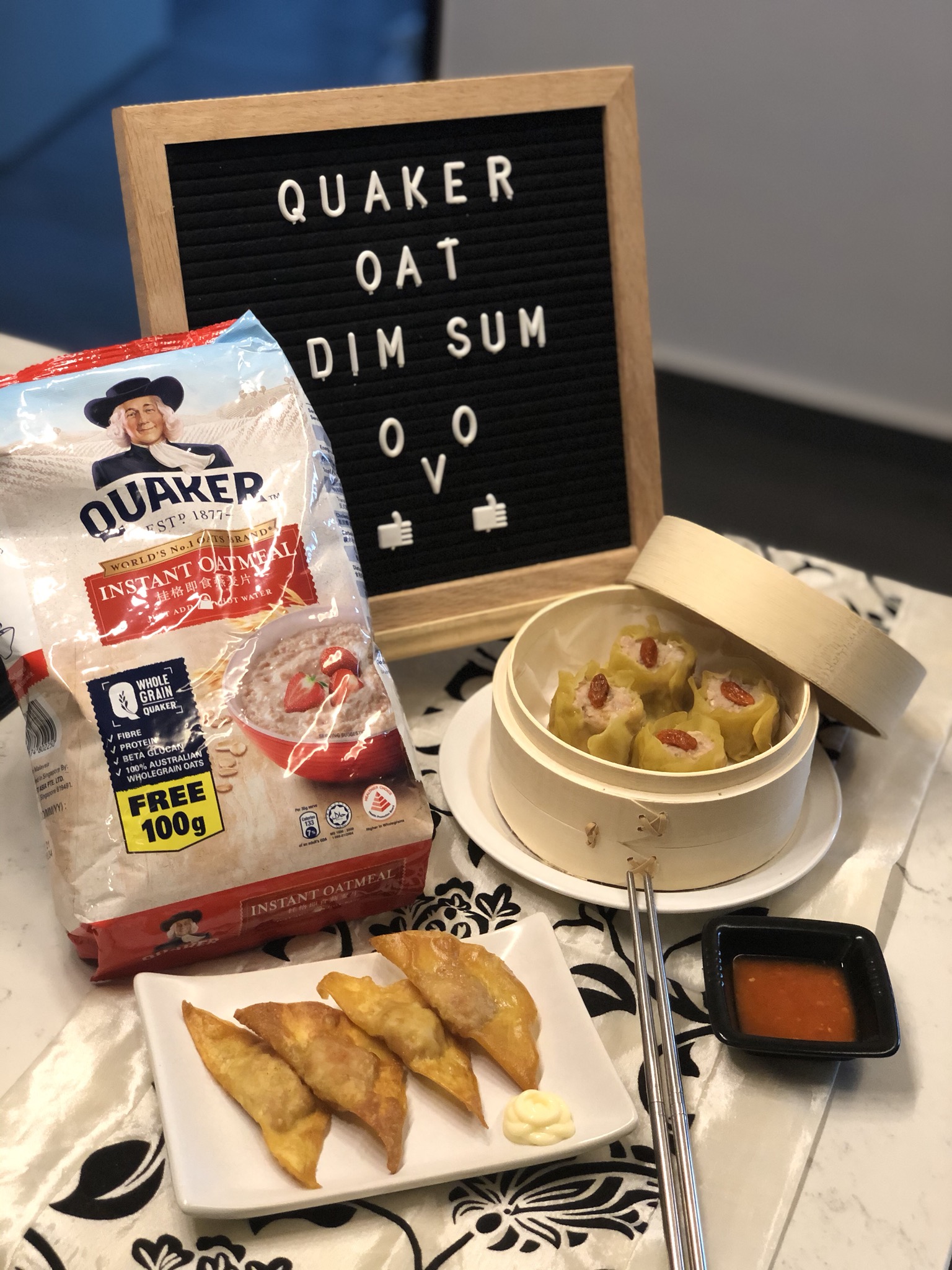 Quaker Oat Dim Sum