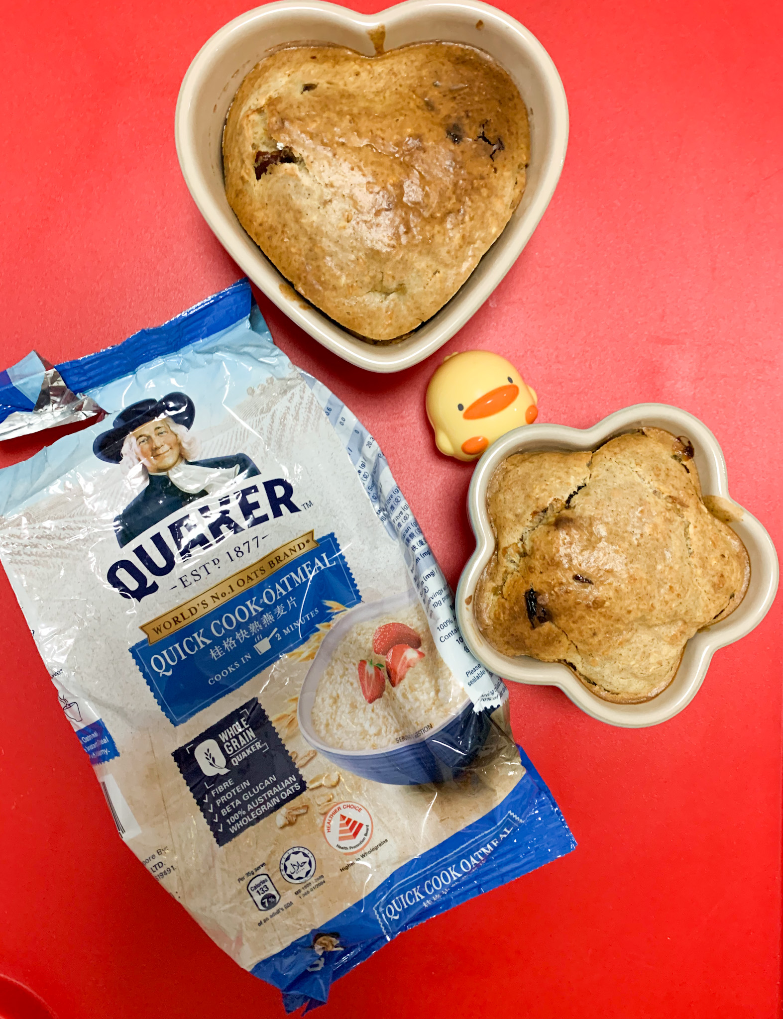 Cranberry Banana Oatmeal Muffin