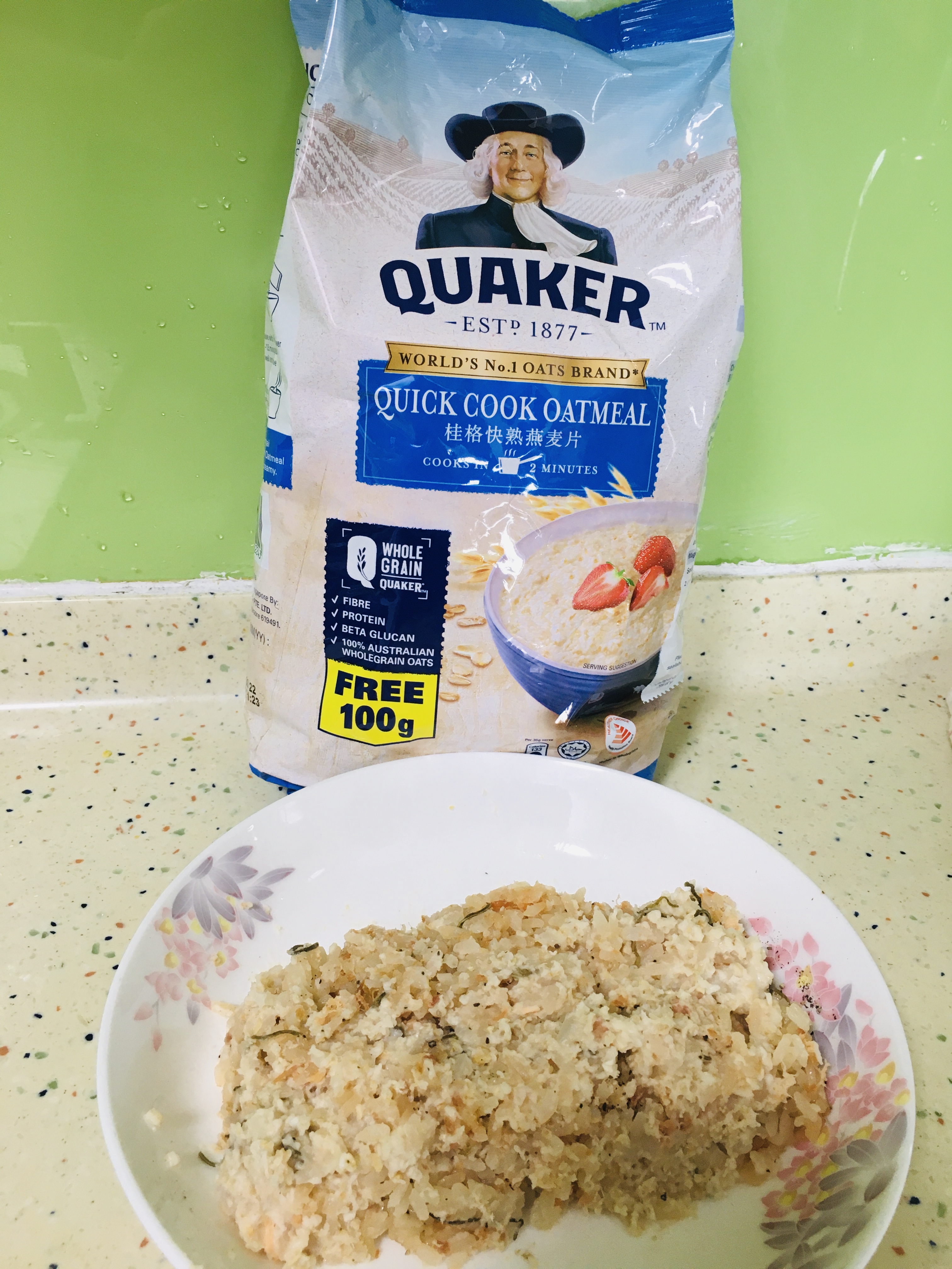 Savory Salmon Oatmeal