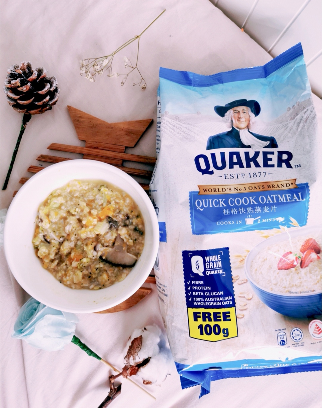 Vegs Fish Oat Porridge