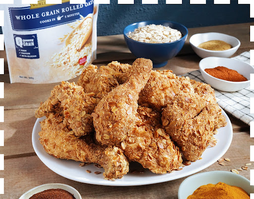 (Sample) Oats-Coated Fried Chicken