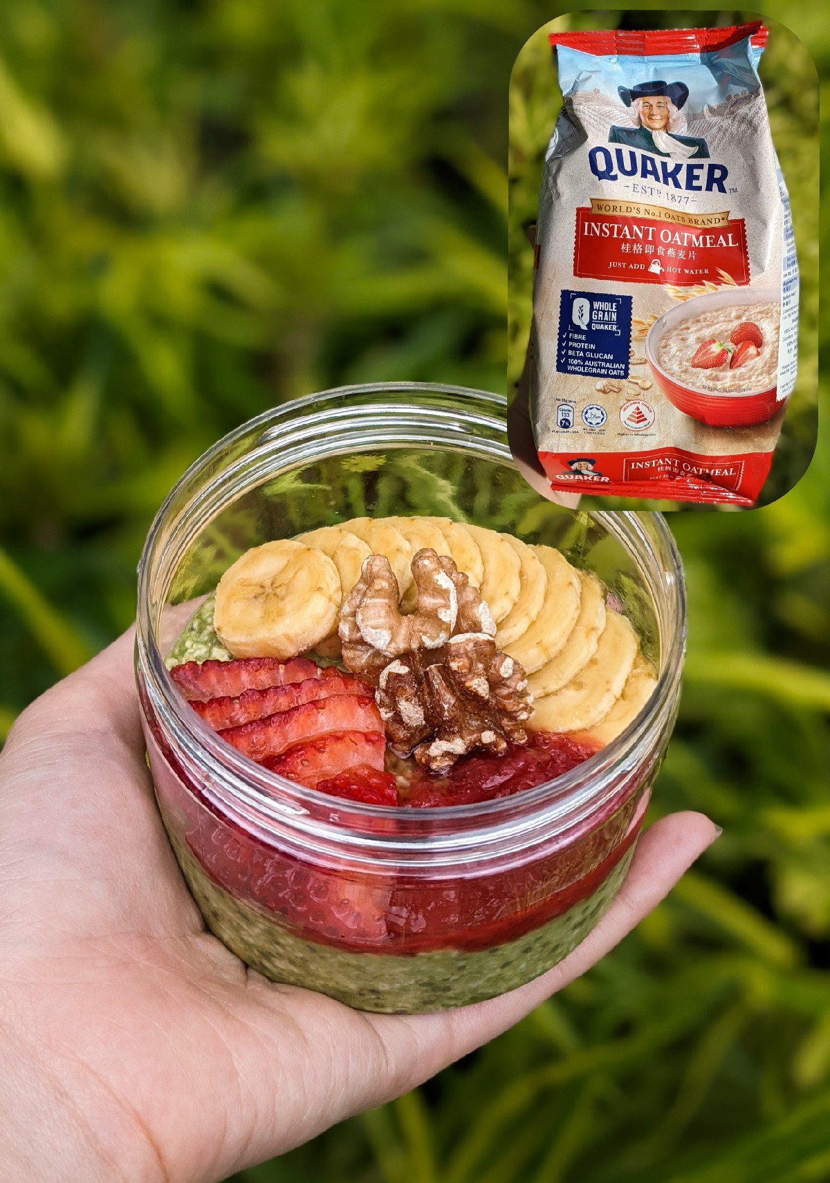 Overnight Matcha Oats
