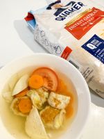 Chicken oat ball soup (bakso ayam soup)