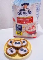 Blueberry Quaker Instant Oat Tart