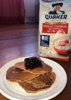 Dark Chocolate PB Pancakes