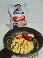 Creamy egg with apple