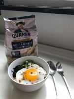 Chinese Preserved Olive & Chicken Oats with Sunny-side Up Egg