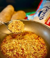 Healthy Cheesy Quaker Oatmeal Rosti