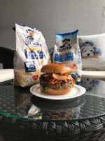 Healthy Kimchi Oats Beef Burger