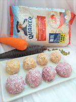 Purple & Orange Carrot Oat Energy Balls