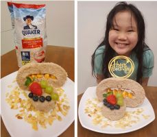 Healthy Happy Birthday Cake with Quaker: Coco-Choc Oat Cake