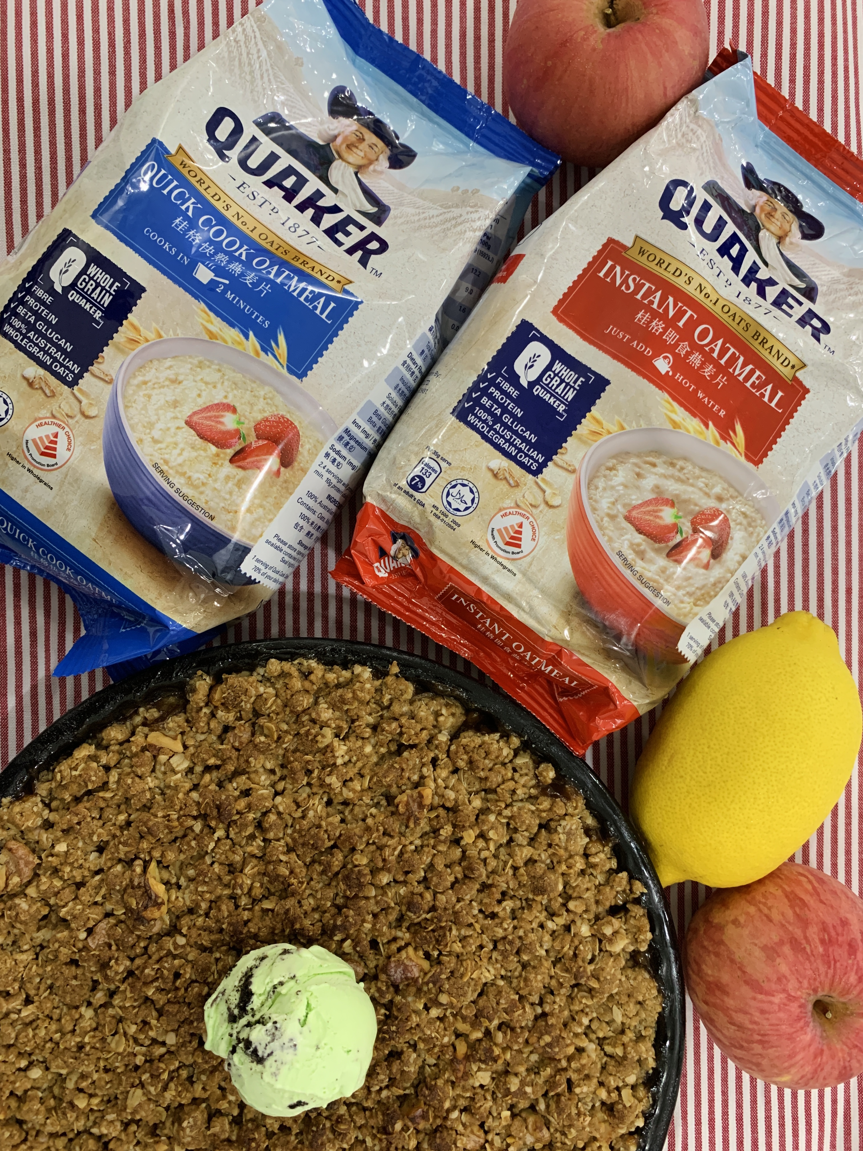 Apple Oat Crumble