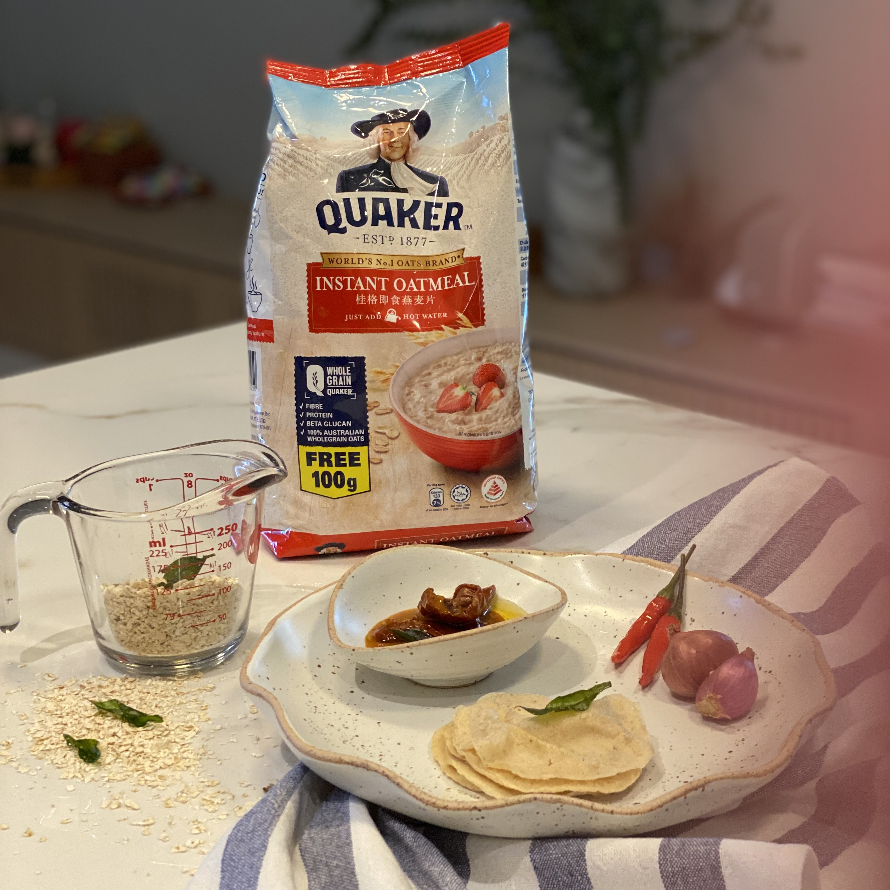 Instant Oats Thosai for weight loss (vegetarian)