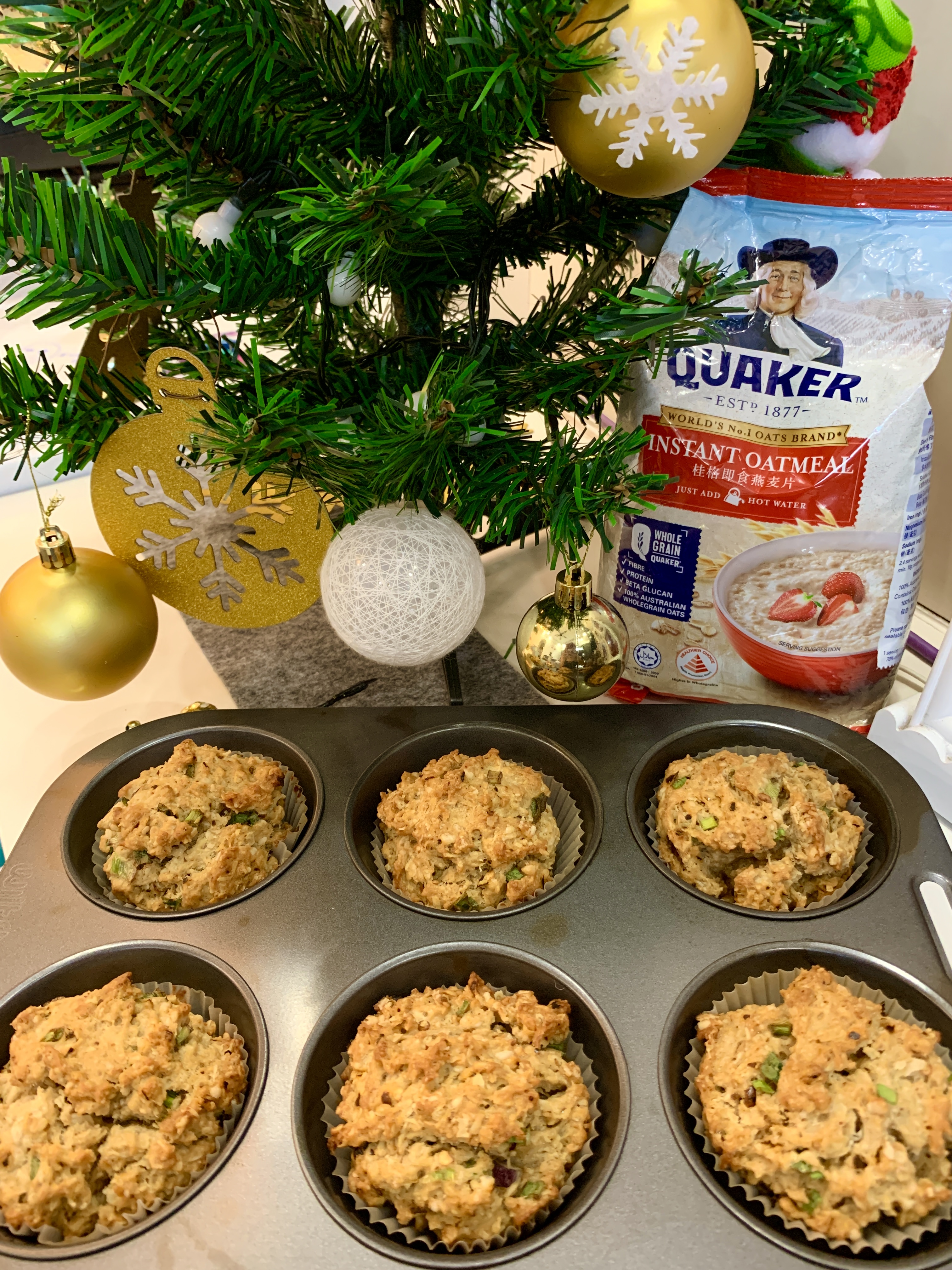 Vegetarian Miso Oat Muffin