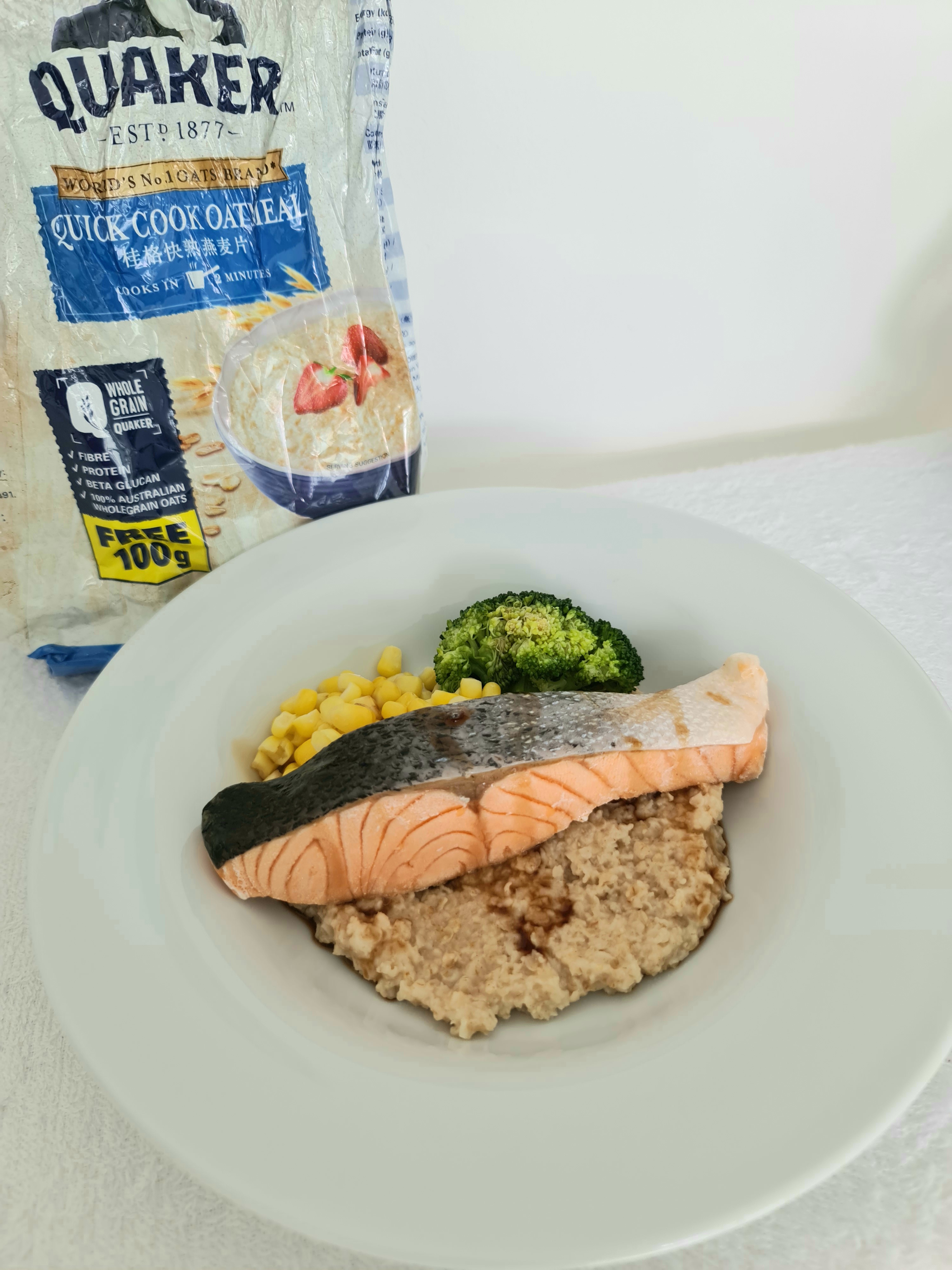 Teriyaki Salmon 'Porridge'